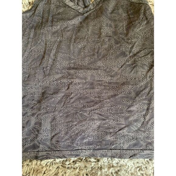Athleta Momentum Seamless racer back Gray Print TANK TOP sz XL - Picture 4 of 8